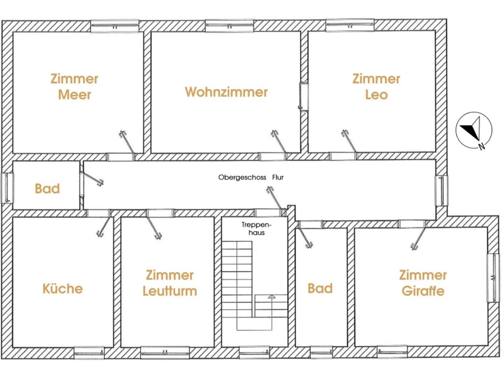 Gelbes Haus Seenland Ferienwohnungen Xl Elsterheide Стая снимка